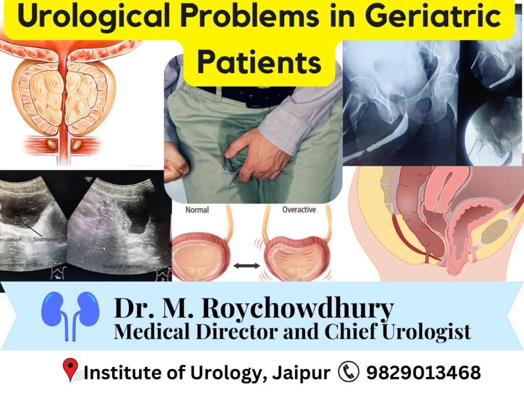 Urological Problems in Geriatric Patients Dr M Roychowdhury Dr Rajan Bansal