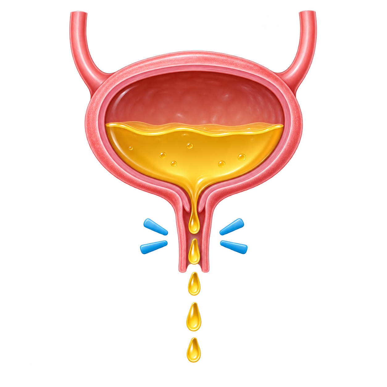 Clear or urine-like vaginal discharge