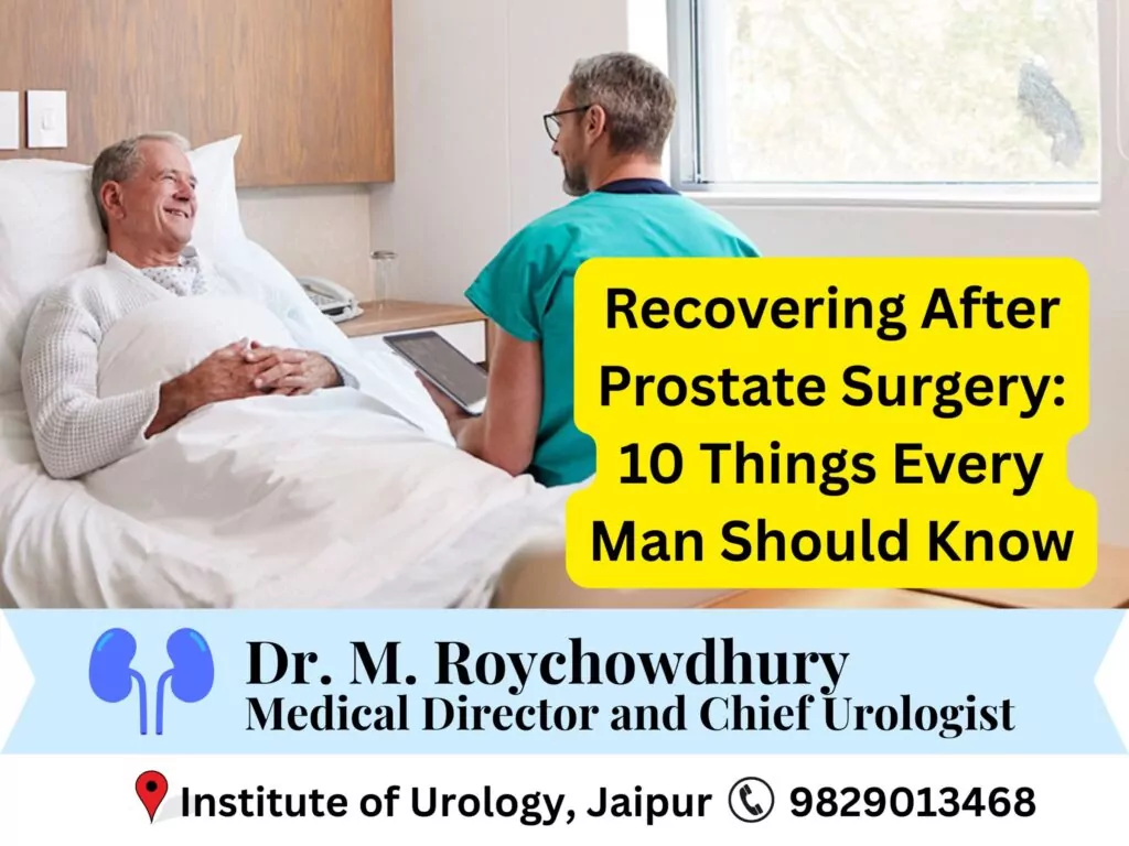 Recovering After Prostate Surgery- 10 Things Every Man Should Know Dr M Roychowdhury Dr Rajan Bansal