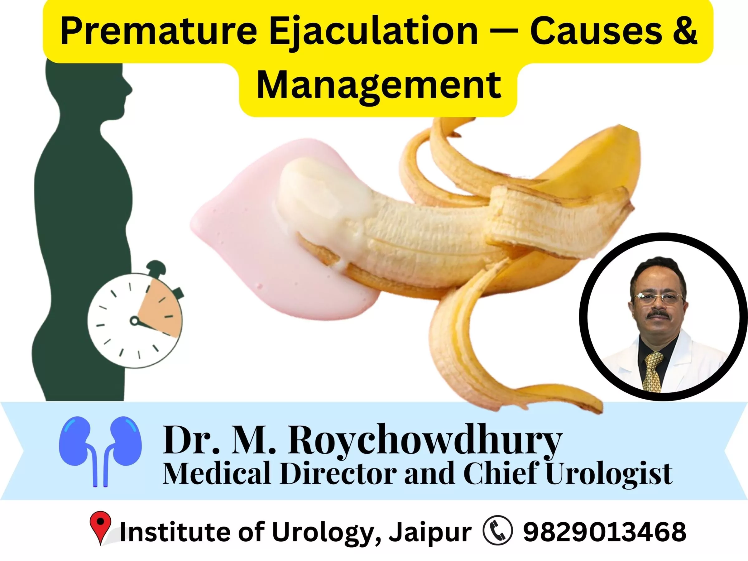 Premature Ejaculation — Causes & Management dr m roychowdhury dr rajan bansal